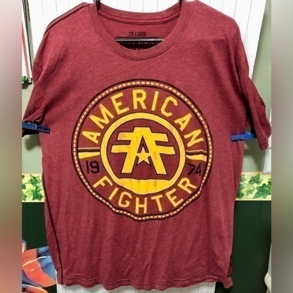 🎯American Fighter Training Division Cotton Blend T-shirt
